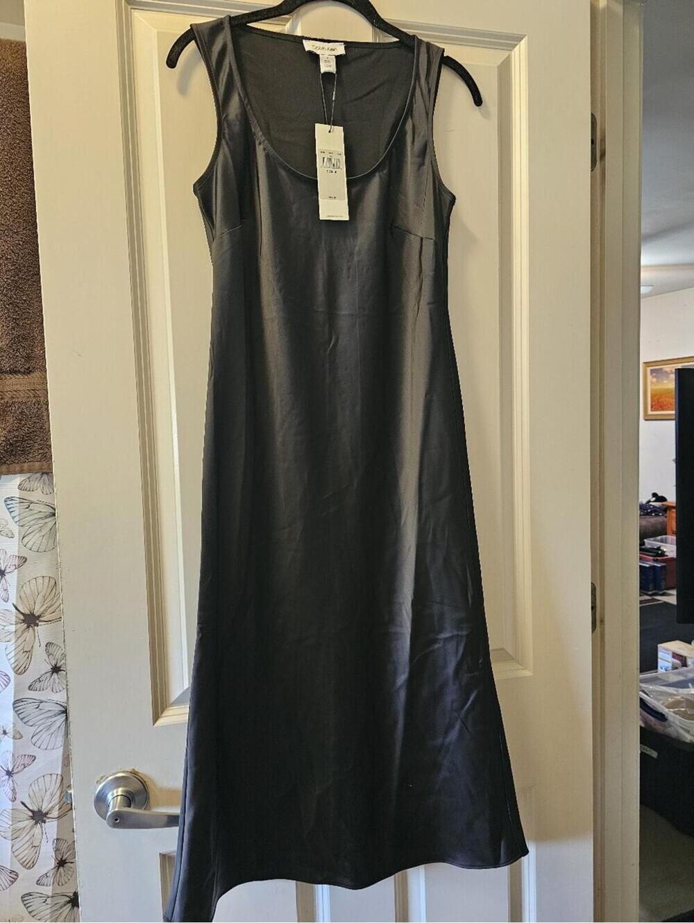Calvin Klein Black Maxi Dress Sz4